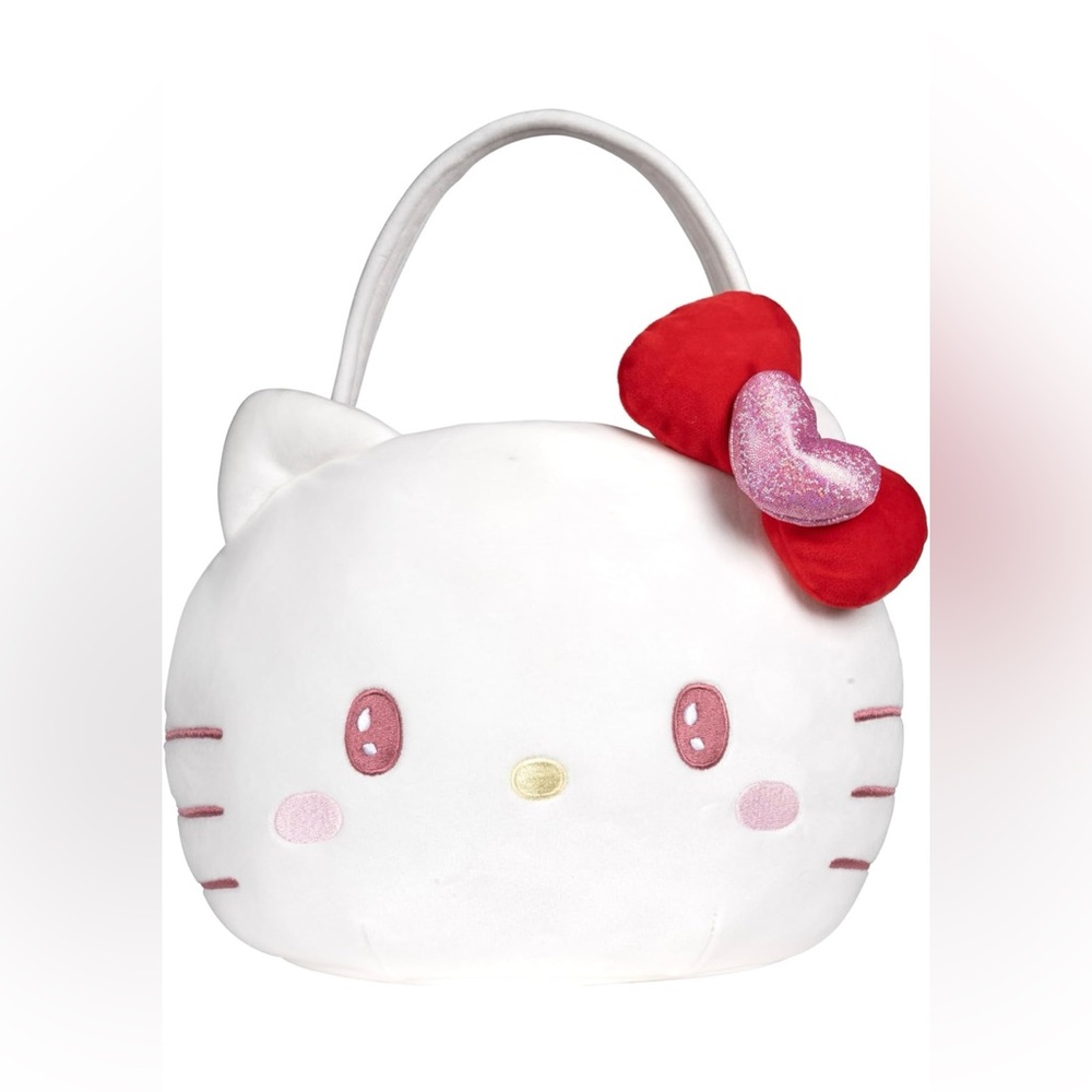 NWT Hello Kitty Basket Baby Shower Birthday Candy Easter Spring Valentines